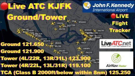 JFK Airport - Live ATC Feed