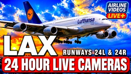 LAX Airport - Runways 24L and 24R