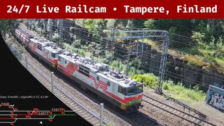 Tampere Railcam - Finnish Mainline
