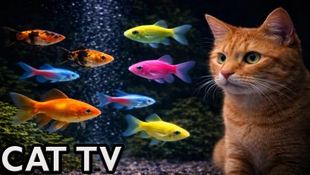 Cat TV Fish Tank - Aquarium for Cats