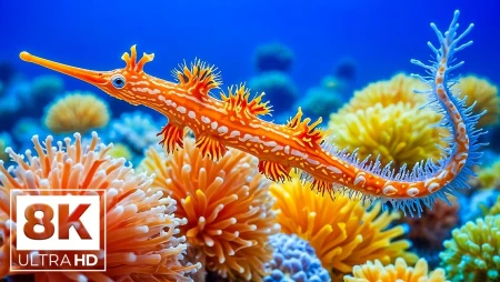 Aquarium 8K - Coral Reef Fish