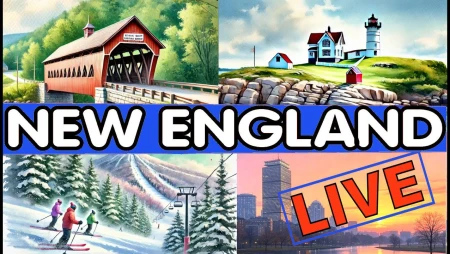 New England Summer Views - Maine to Connecticut